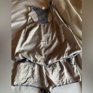 Victoria Secret Razor Back T-Shirt Tank Top and shorts